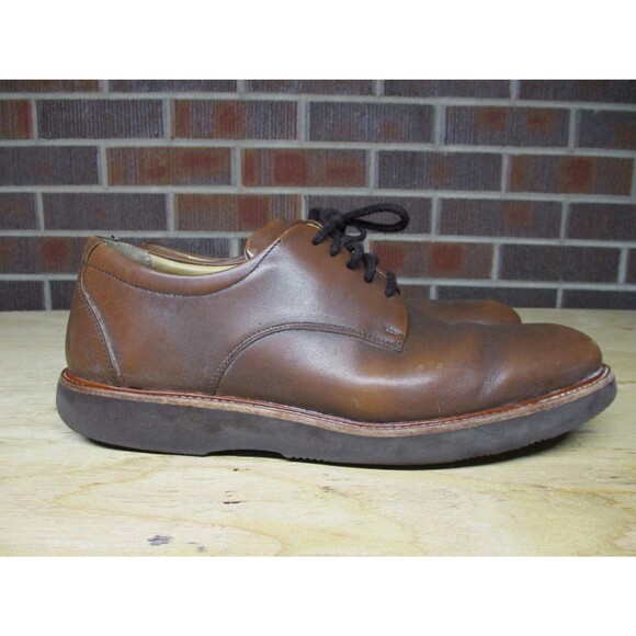 Samuel Hubbard Founder Oxfords Mens Brown Leather Casual M2100-041 Size 9.5 M - Picture 1 of 16